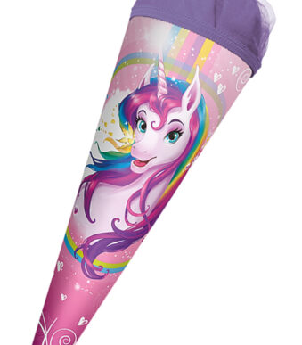 Roth Broers en Zussen Schooltasje 'Eenhoorngezicht', rond, 350 mm