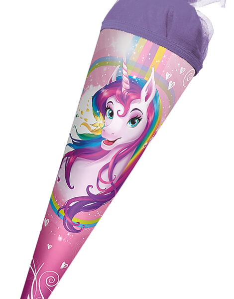 Roth Broers en Zussen Schooltasje 'Eenhoorngezicht', rond, 350 mm