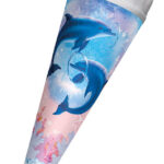 Roth broeders en zusters schooltas 'Dolfijnen', rond, 35 cm.