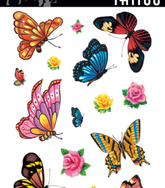 HERMA Tijdelijke Tatoeages 'Kleurrijke Vlinders'