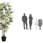 Kunstplant Bamboe, hoogte: 160 cm