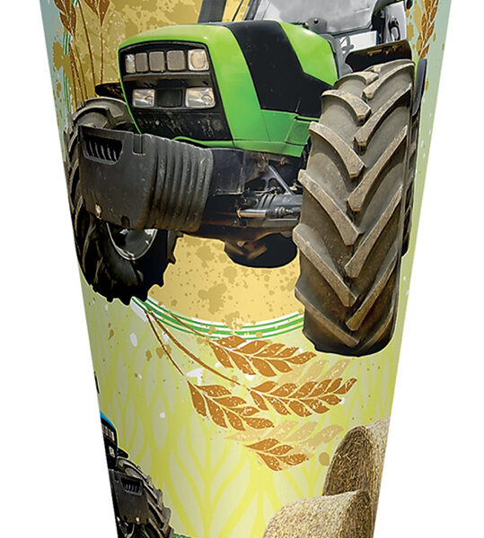 Schoenendoos 'Tractor', rond, 70 cm