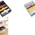 Lade-inzetstuk met 6 vakken, zwart