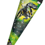 Schoudertasje 'Robo-Rex', rond, 70 cm, met effect