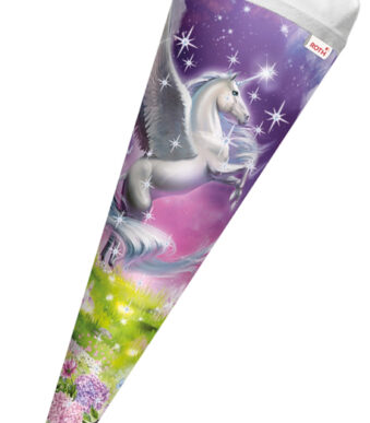 ROTH Schultüte 'Magische Pegasus', rond, 700 mm, met effect.