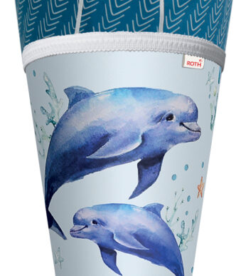 Roth Schooltascadeau 'Dolfijnenduo', rond, 700 m