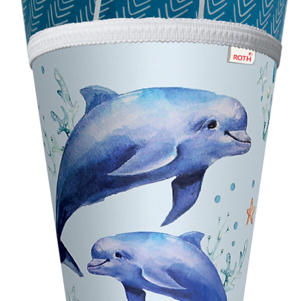 Roth Schooltascadeau 'Dolfijnenduo', rond, 700 m