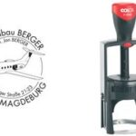 COLOP Tekststempel Klassiek R2045, rond, met bon