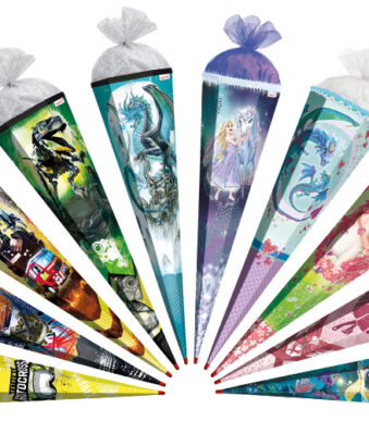 ROTH Schoolcone Assortiment, met Effecten, Zeshoekig, 850 mm