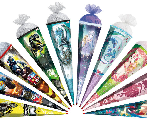 ROTH Schoolcone Assortiment, met Effecten, Zeshoekig, 850 mm