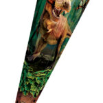 Schooltornister 'T-Rex Wereld', hoekig, 850 mm, met effect