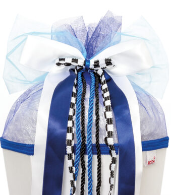 Roth Schooltasversiering 'Speed', wit/blauw/zwart