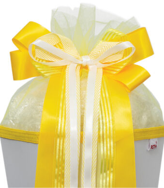 Roth Schooltasversiering 'Hello Geel'