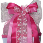 LED-lintschleife 'Roze Glamour', roze