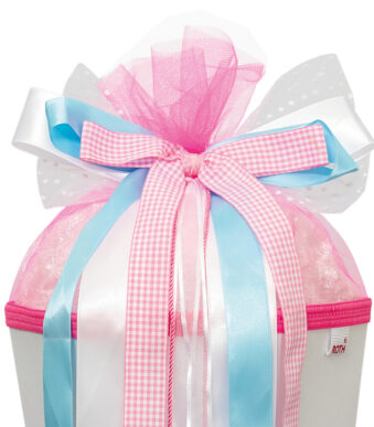 Pastelkleurige schouderlint 'Witte Droom'