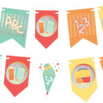 Glitterslinger 'Eerste schooldag', 3 meter