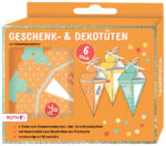 Cadeauzakje 'Voor de eerste schooldag', met glitterlook