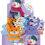 Knuffel 'ABC Vrienden', in displayverpakking.