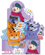 Knuffel 'ABC Vrienden', in displayverpakking.