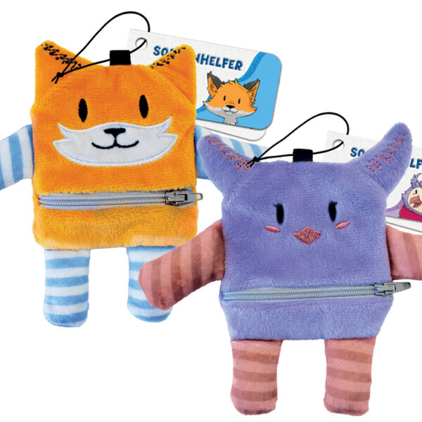 Knuffel 'ABC Vrienden', in displayverpakking.