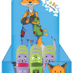 Roth 2-in-1 puntenslijper & gum 'ABC vriendjes', displayverpakking