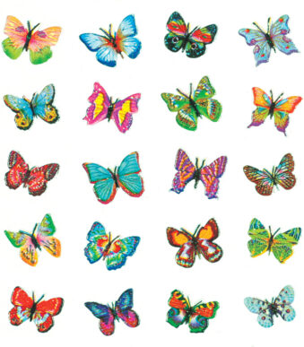Herma Stickers Magische Vlinders, Glittersticker