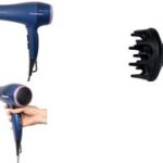 Professionele haardroger met sensorbediening, blauw