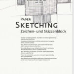 Schetsblok Papier Tekenkunst, A4-formaat, 20 vellen