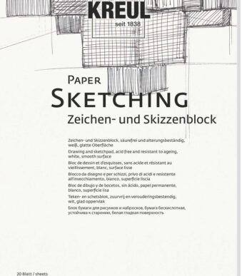 Schetsblok Papier Tekenkunst, A4-formaat, 20 vellen