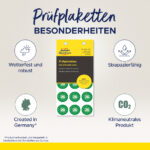 Controle-etiketten 2026, vinyl, groen, 20 mm