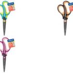 Pelikan gripschrijfschaar, puntig, neonblauw