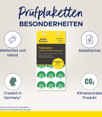 Controlestickers 'Volgende inspectie', 2026-31