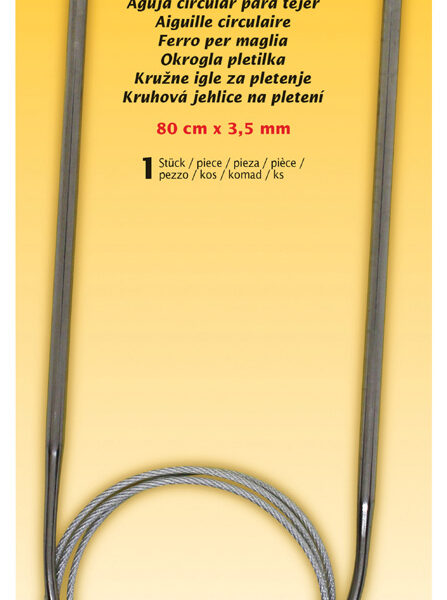 Breinaalden voor rondbreiwerk, 80 cm x 3,5 mm