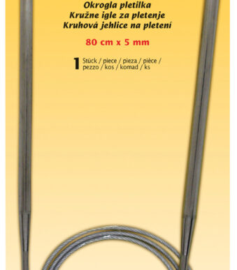 Ronde breinaald, 800 mm x 5,0 mm