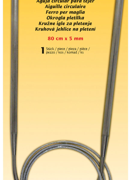 Ronde breinaald, 800 mm x 5,0 mm