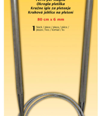 Ronde breinaald, 800 mm x 6,0 mm