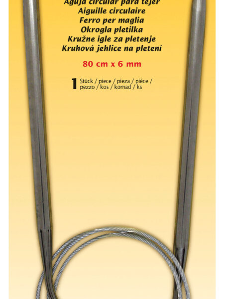 Ronde breinaald, 800 mm x 6,0 mm