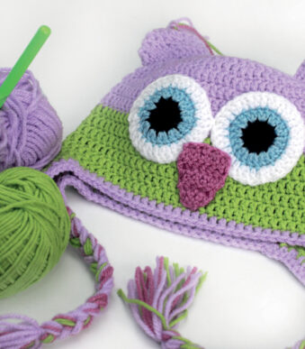 Haaknaald maat 5,5 met kunststofhandvat, groen