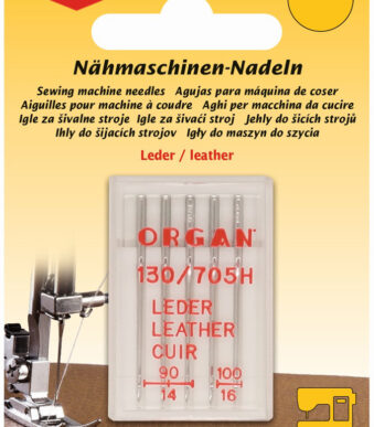 Naaldenverzameling voor leder, 5-delig