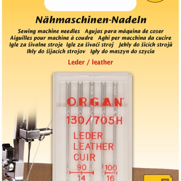 Naaldenverzameling voor leder, 5-delig