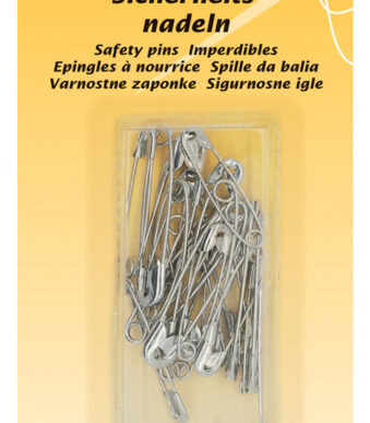 Veiligheidsspelden, kleur: zilver