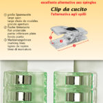 Textielklemmen, groen