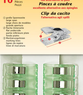 Textielklemmen, groen