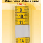 Meetlint kleermaker, 150 cm, geel