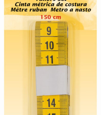 Meetlint kleermaker, 150 cm, geel