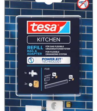 tesa KITCHEN Power-Kit navulset voor muur-adapter