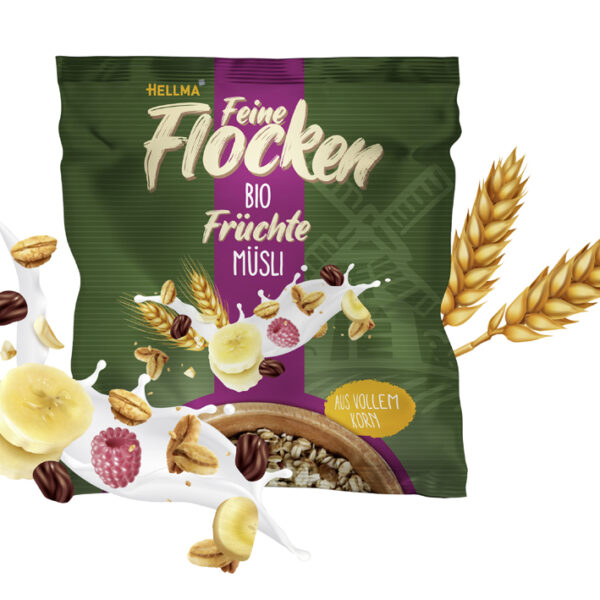 Bio fruit muesli, portieverpakking 45 g