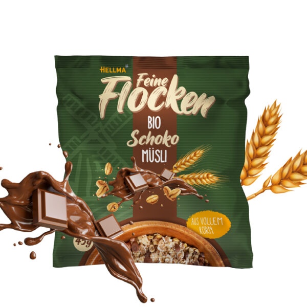 Bio chocolademueslirepen 45 g