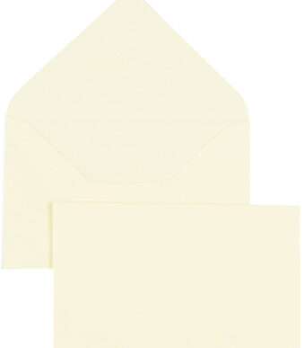 GPV envelop, 90x140 mm, geel, ongegomd, 80 g/m2, 1.000 st