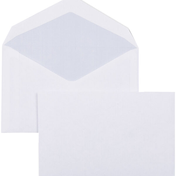 GPV envelop, 90x140 mm, wit, ongegomd, 70 g/m2, 1.000 st